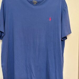 Polo by Ralph Lauren Men's Short Sleeve Blue Tee